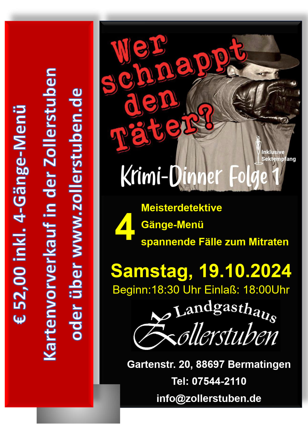 Krimidinner Plakat